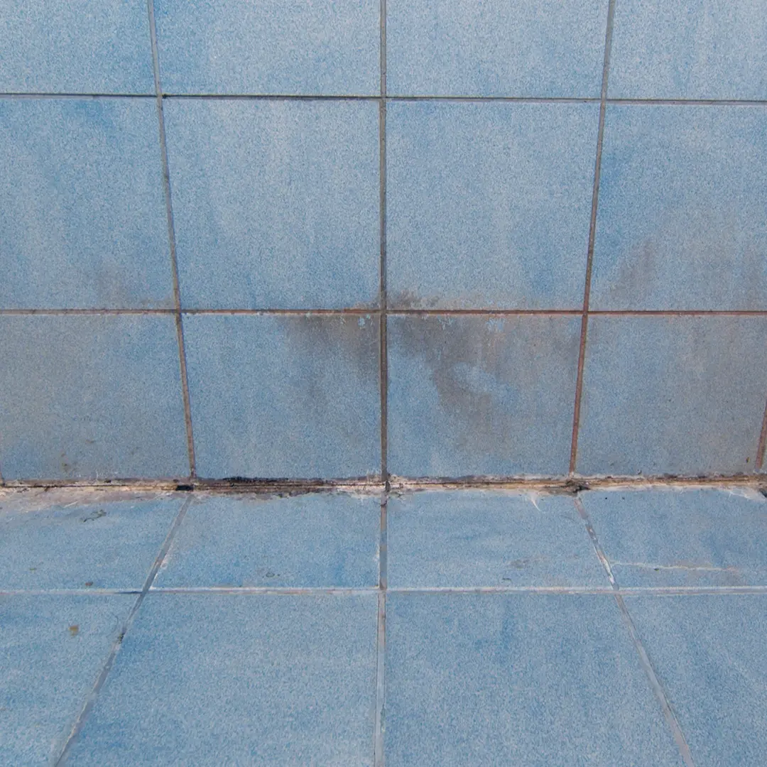 Before Shower corner silicone renewal